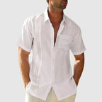 Elegantes Leinen-Sommerhemd