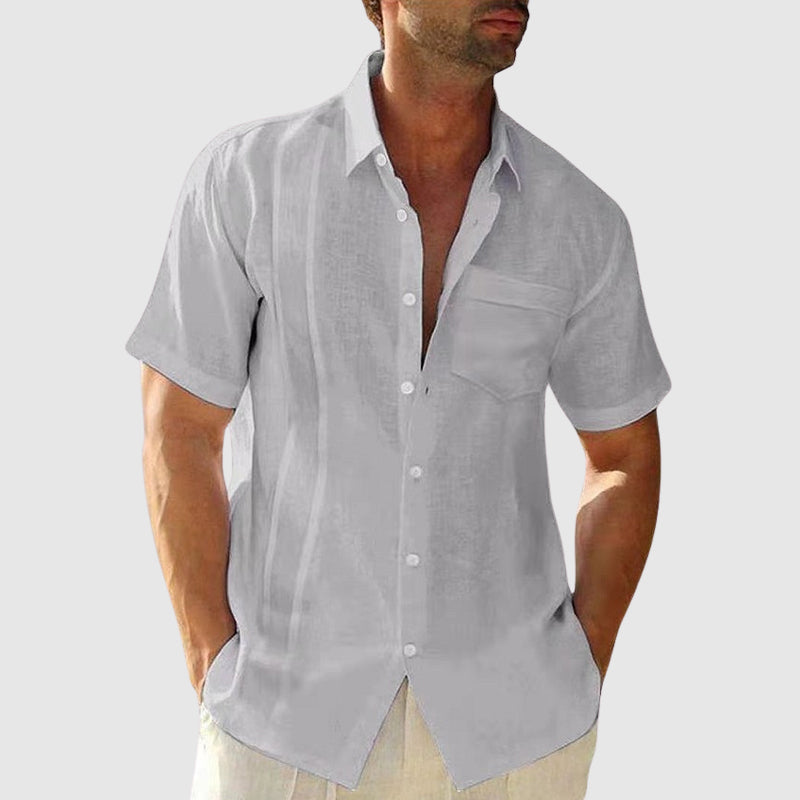 Elegantes Leinen-Sommerhemd