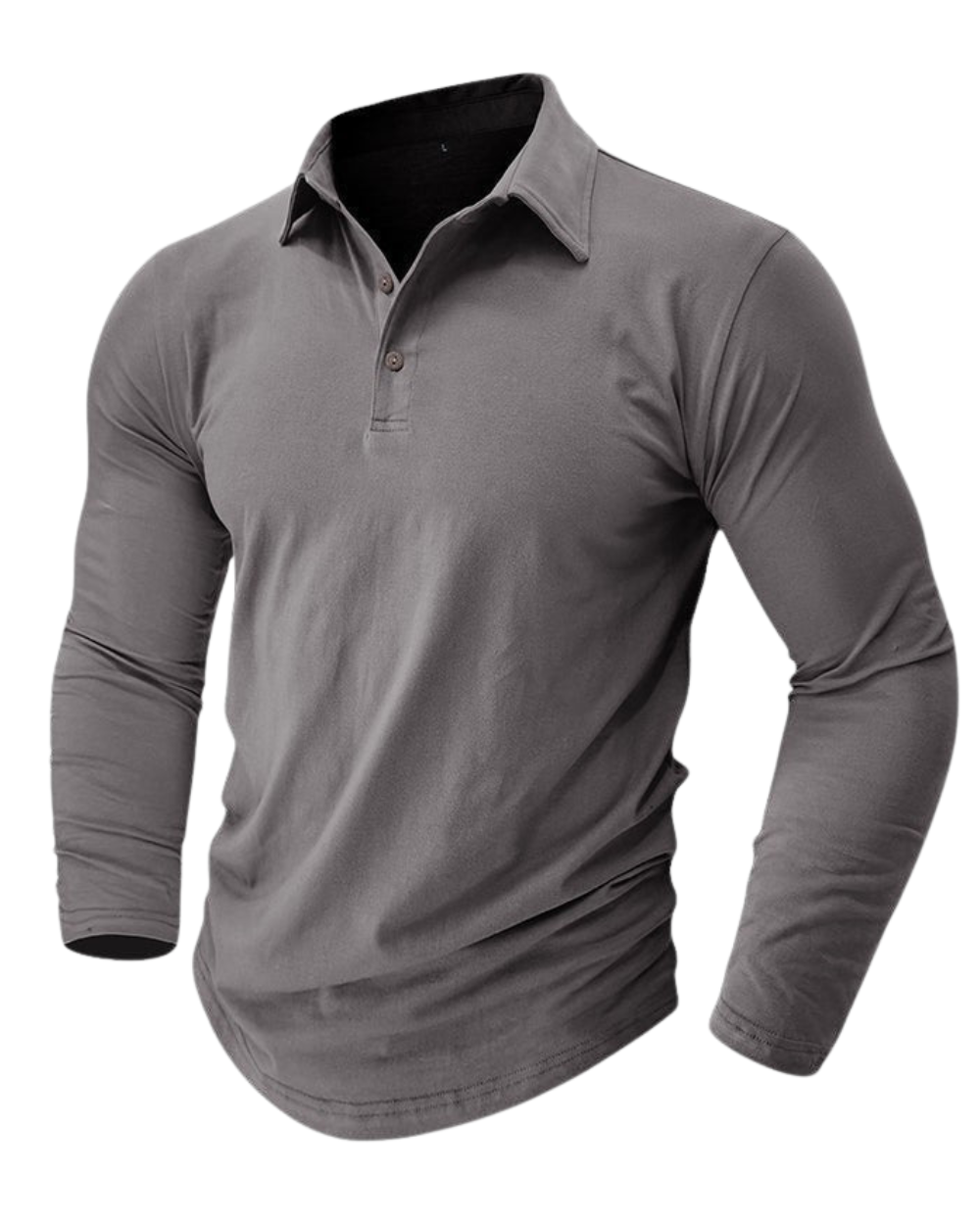 Modernes Langarm-Polo