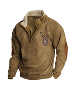 Silvio Vintage-Zip-Pullover