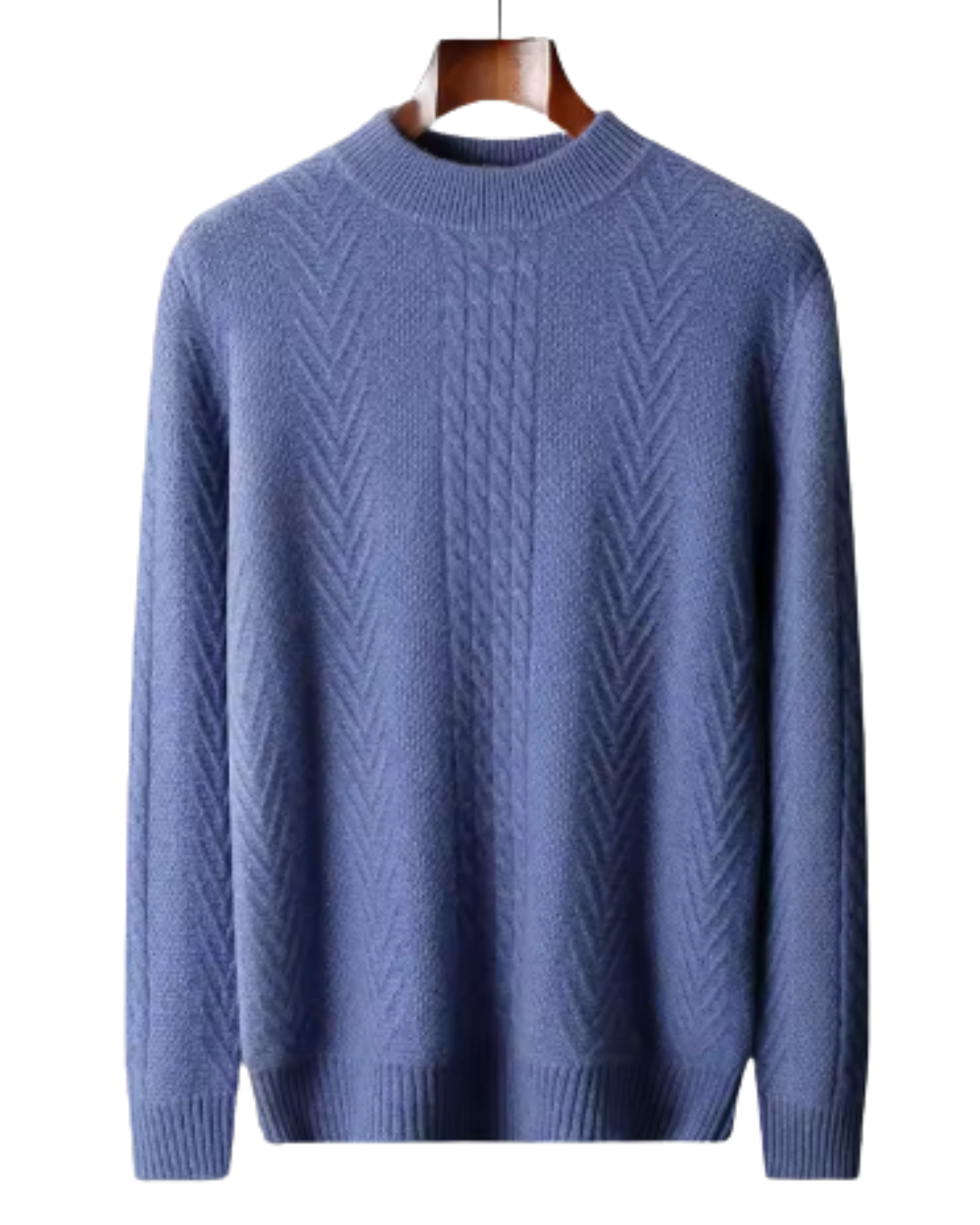 Mizar Gemusterter Kaschmir-Pullover