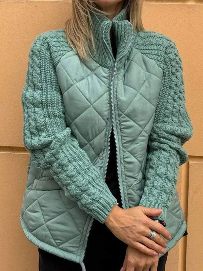 Nerida™ | Strickjacke mit Zopfmuster-Ärmeln