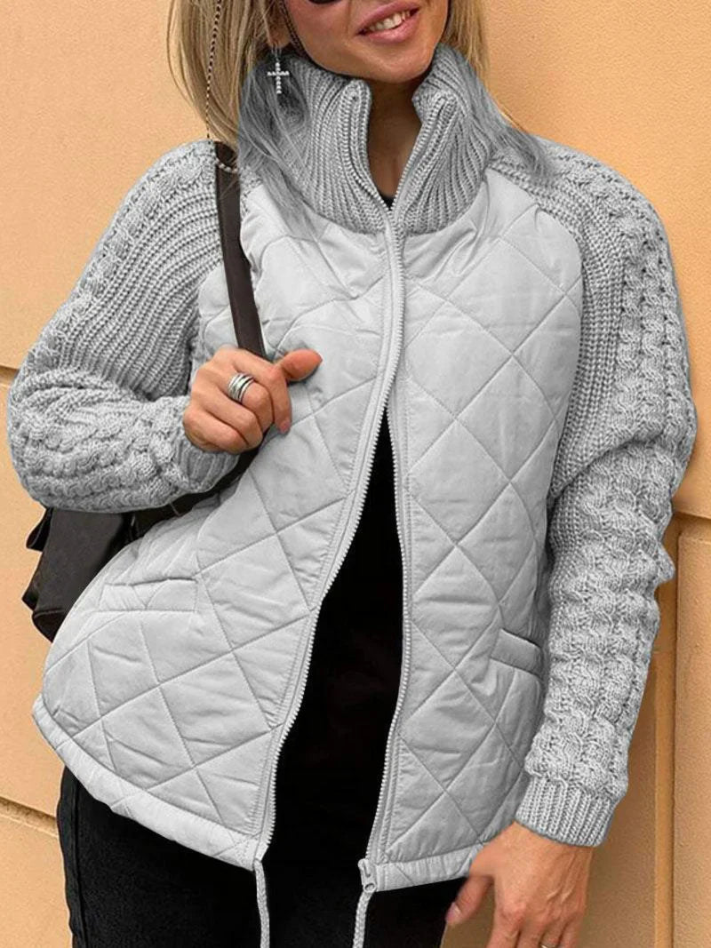 Nerida™ | Strickjacke mit Zopfmuster-Ärmeln