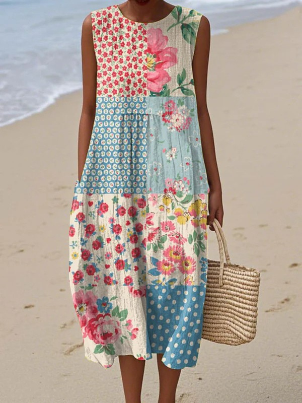 Eva | Alltags Midi Kleid