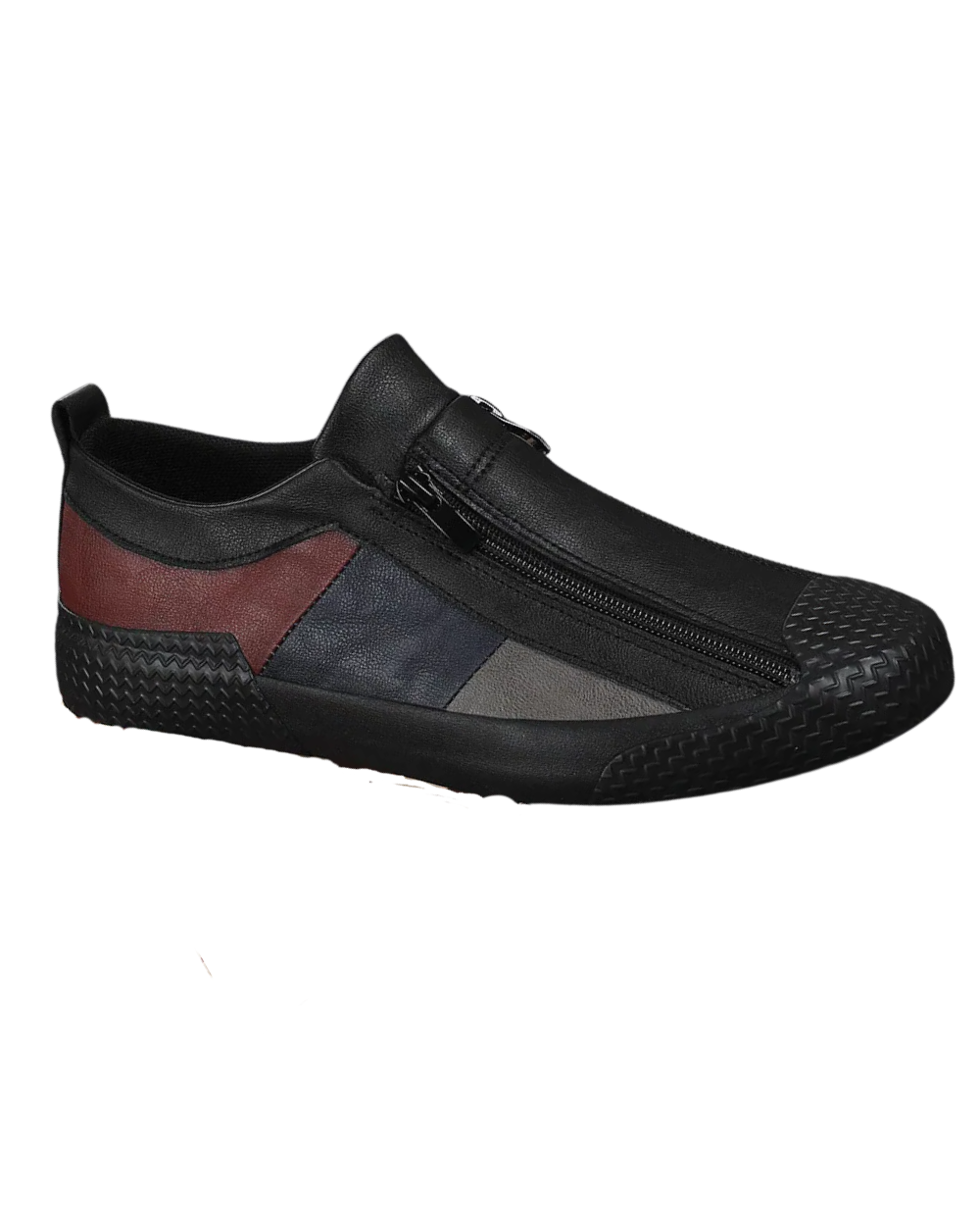 Lederschuhe mit Reißverschluss