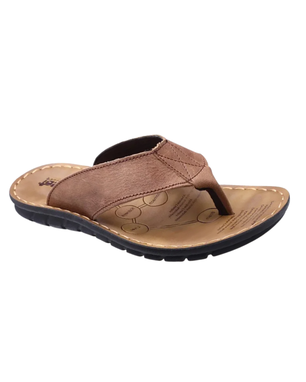 Leder-Herrensandalen