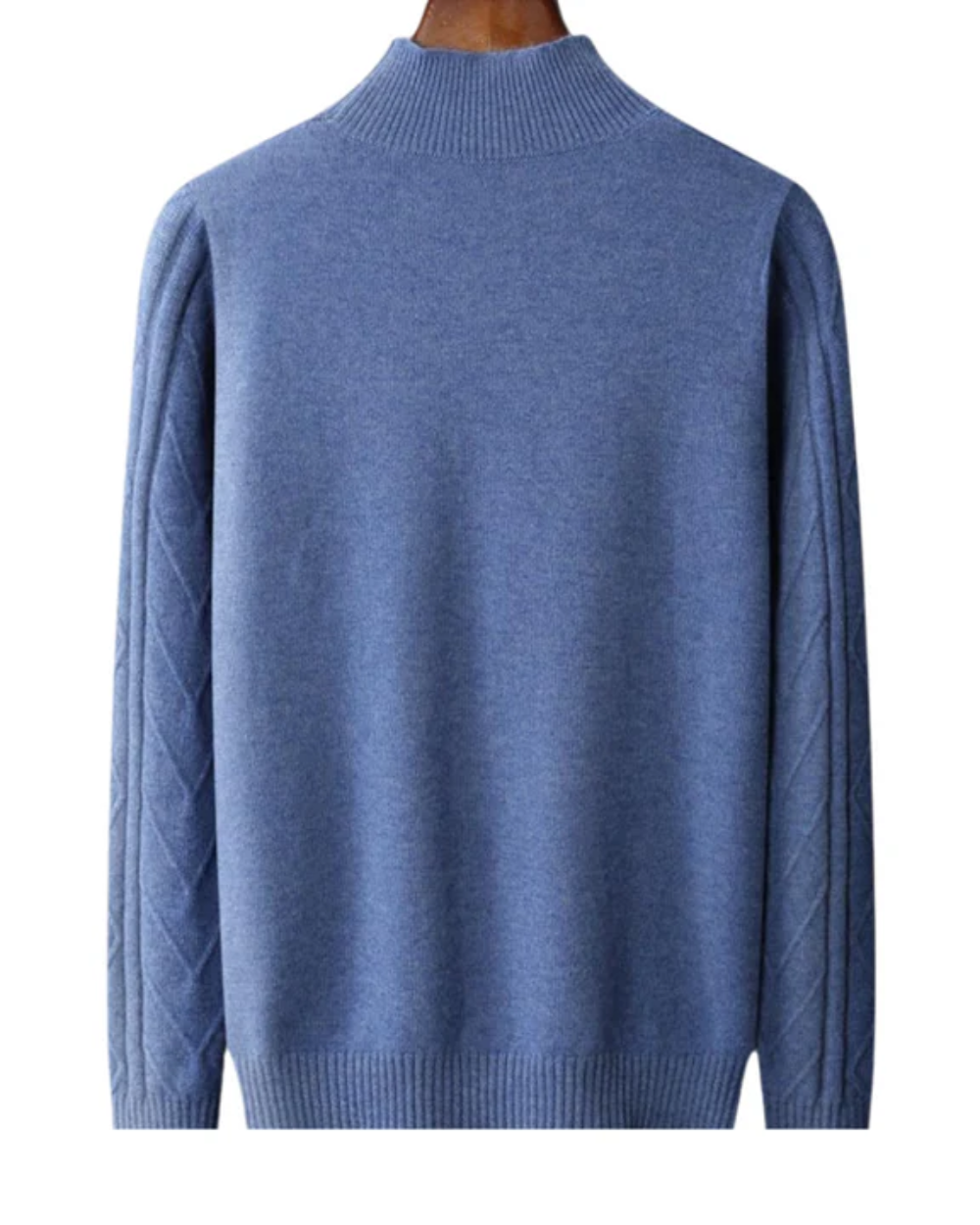 Mizar Gemusterter Kaschmir-Pullover