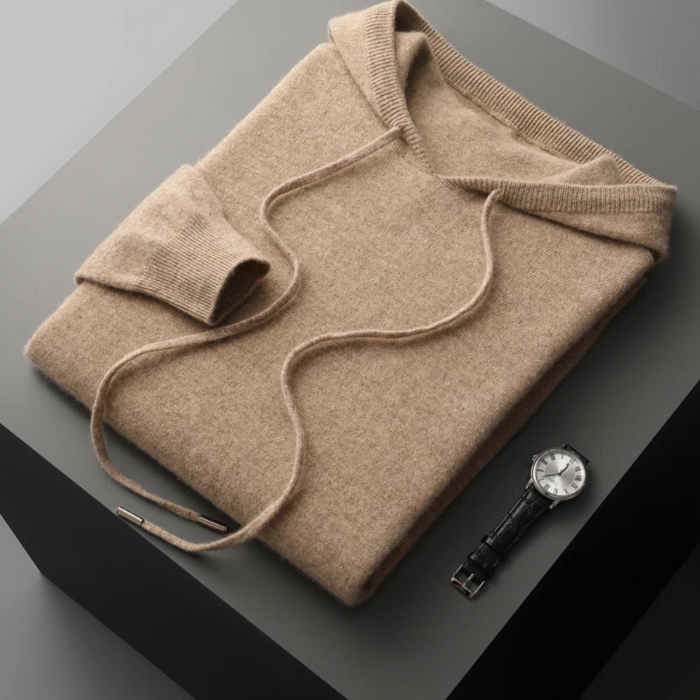 Canopus Kaschmir-Kapuzenpullover