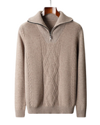 Taranto Merino-Wolle-Zip-Pullover