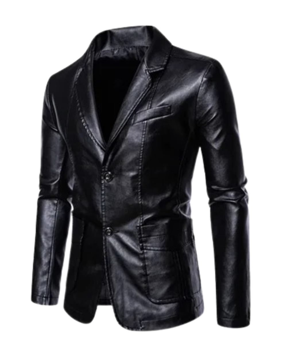 Business-Casual-Lederjacke