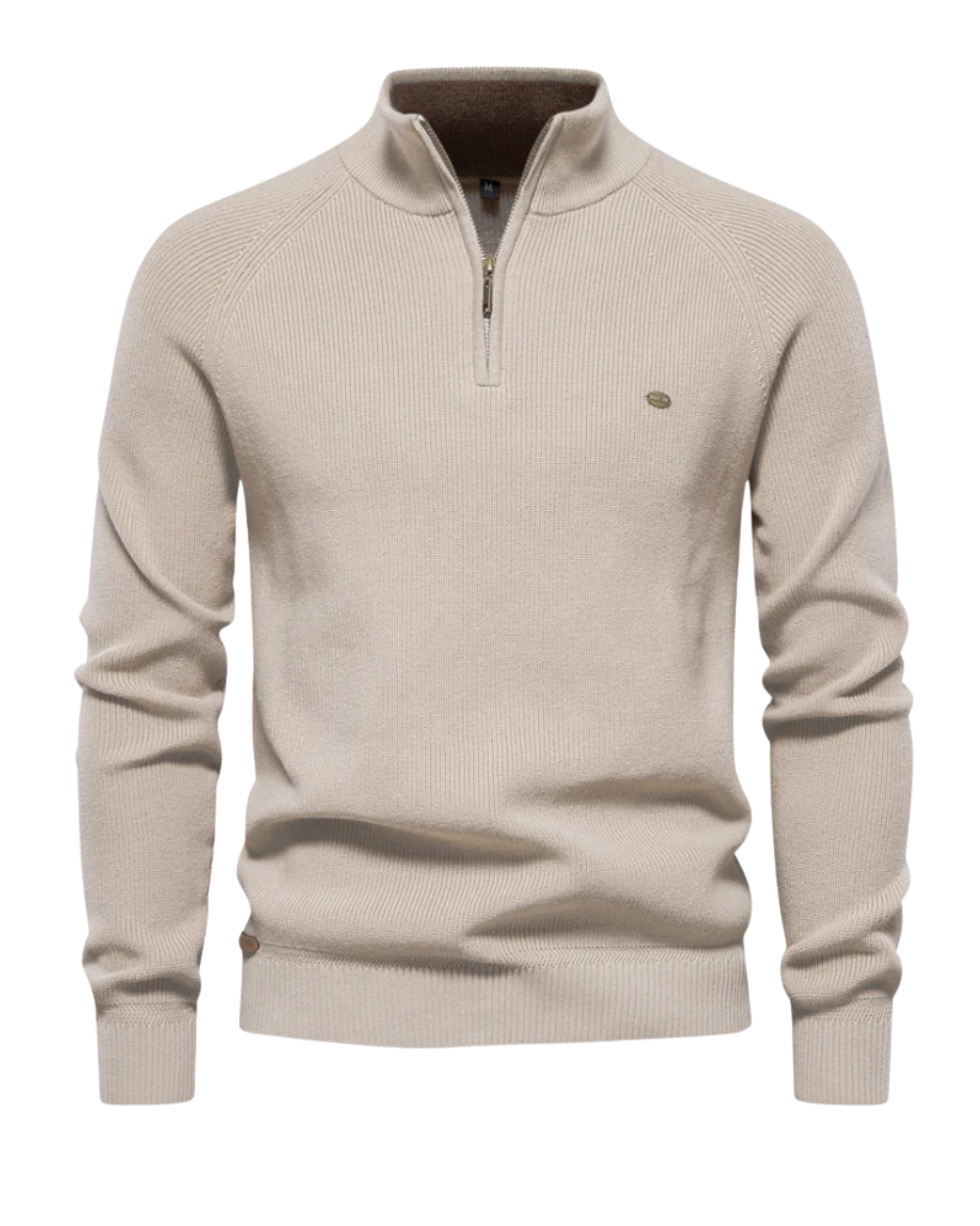Luxuriöser Zip-Pullover