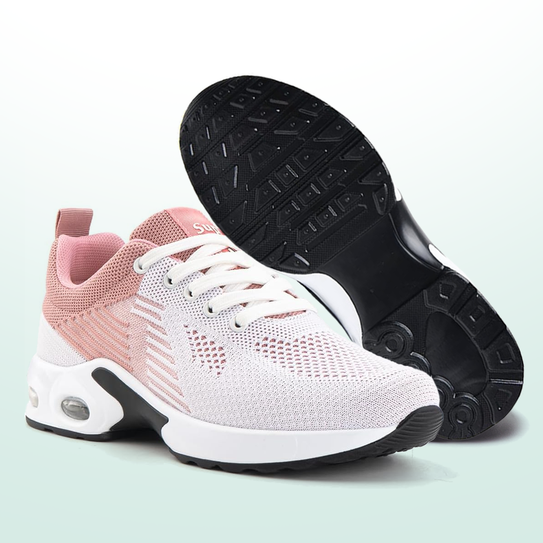 Rosa – Orthopädische Komfortschuhe in Weiß-Rosa