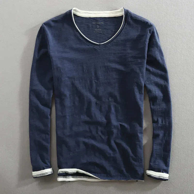 Paris Vintage-Langarm-T-Shirt