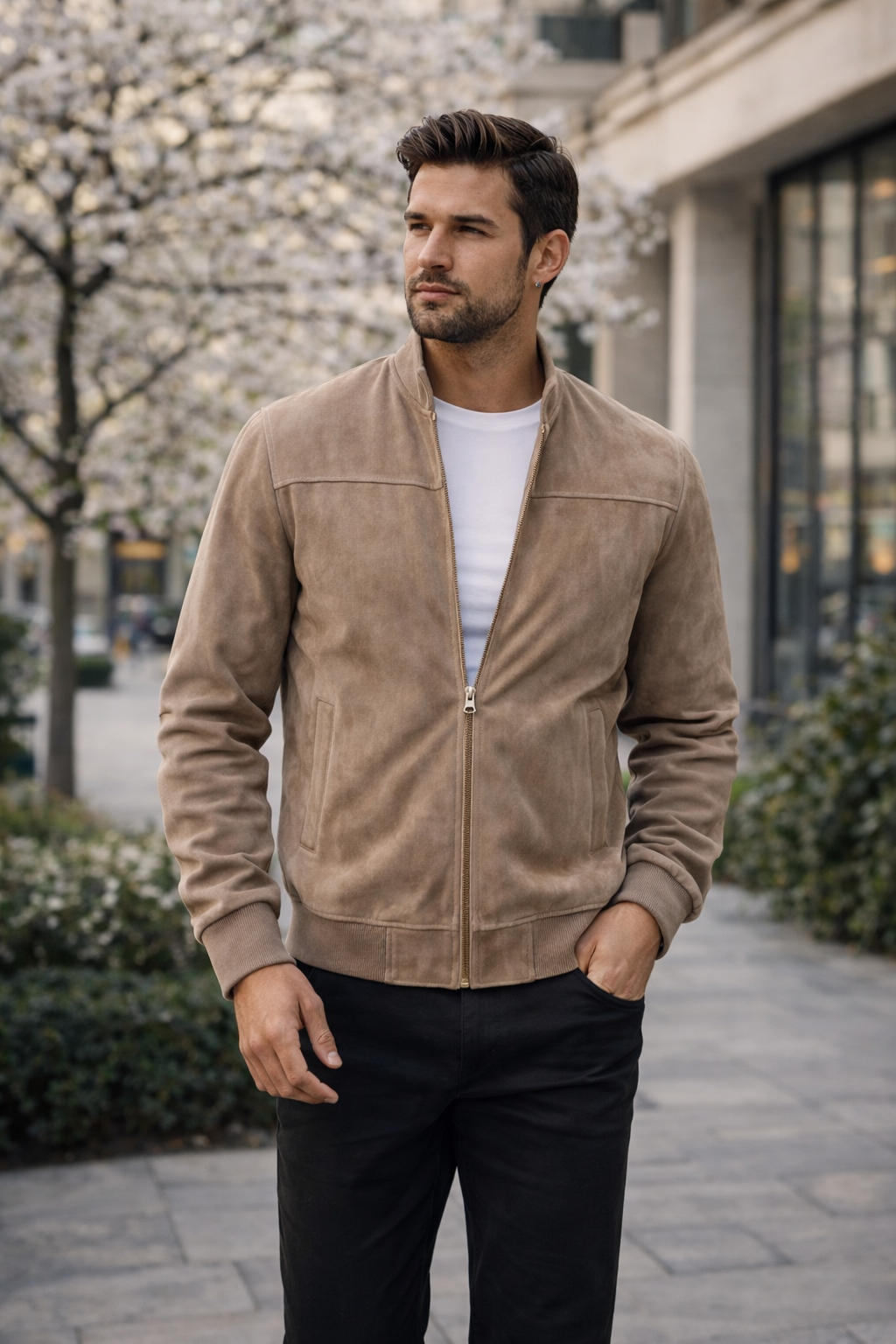 Arden™ | Elegante Jacke in Wildleder-Optik