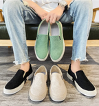 Atmungsaktive Canvas-Schuhe zum Reinschlüpfen