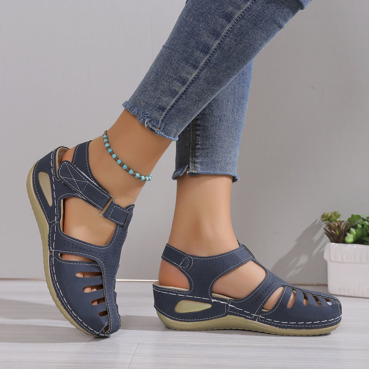 Leni – Komfortsandalen mit sanfter Fußerhöhung
