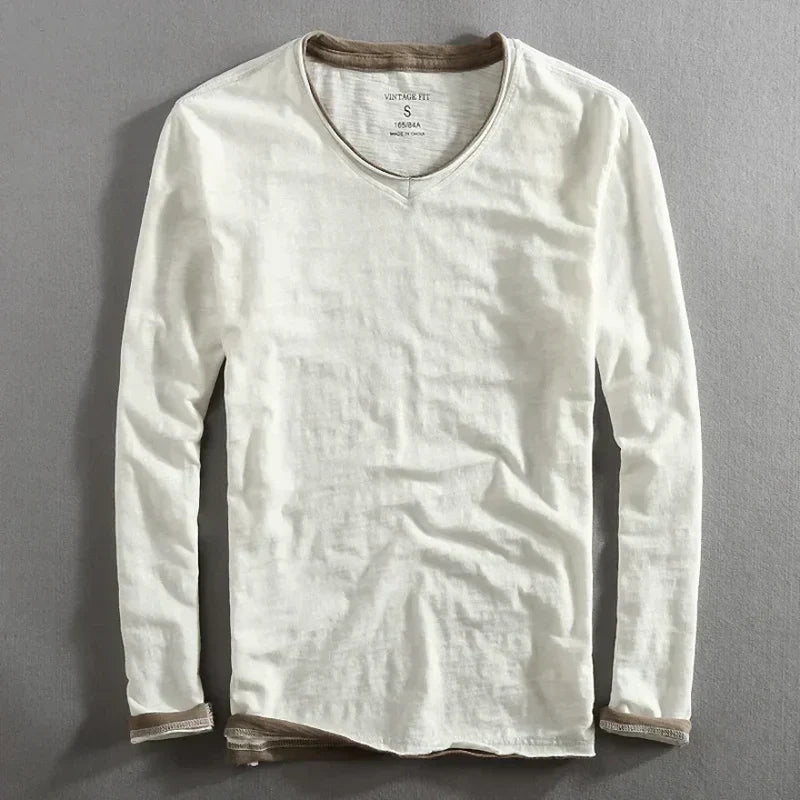 Paris Vintage-Langarm-T-Shirt