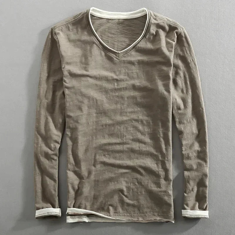 Paris Vintage-Langarm-T-Shirt