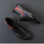 Lederschuhe mit Reißverschluss