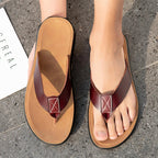 Lässige Ledersandalen