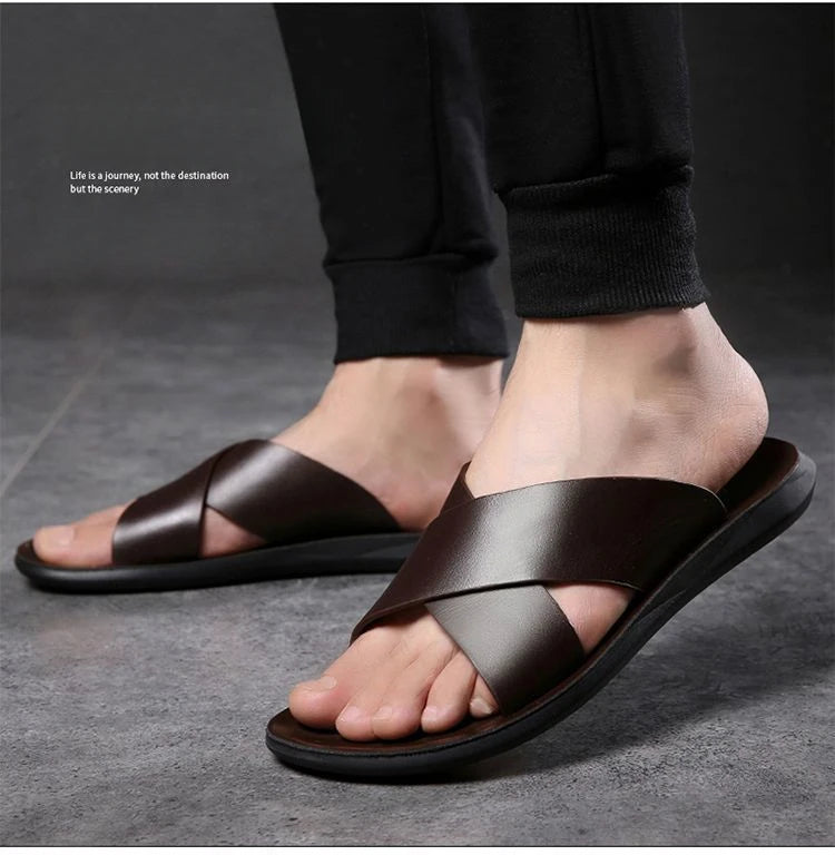 Elegante Ledersandalen