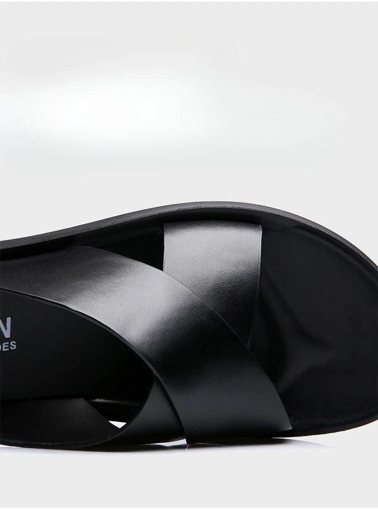 Elegante Ledersandalen