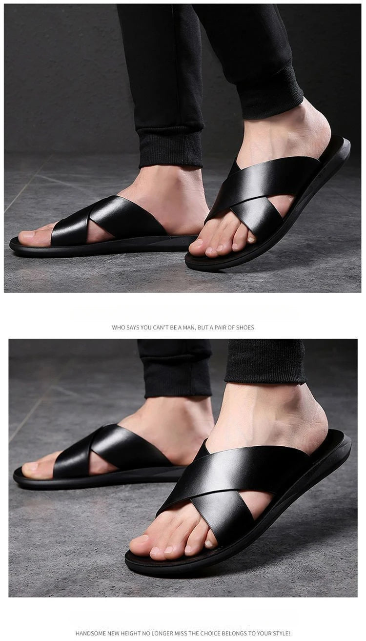Elegante Ledersandalen