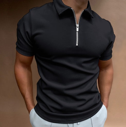 Zip-Poloshirt