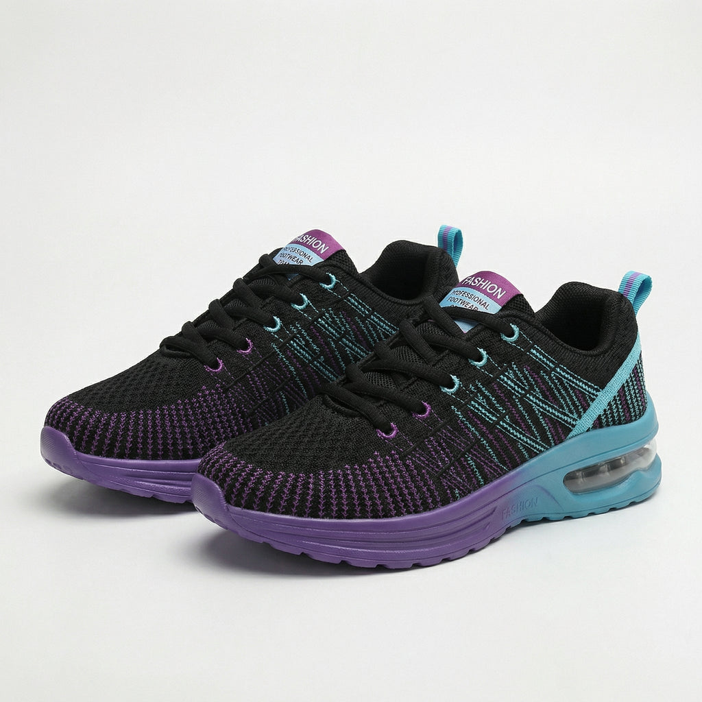 Hilda – Orthopädische Schuhe in Schwarz-Lila