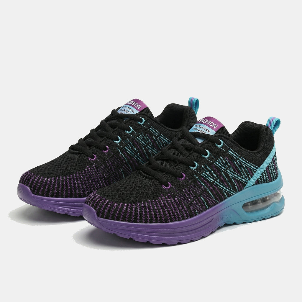 Hilda – Orthopädische Schuhe in Schwarz-Lila