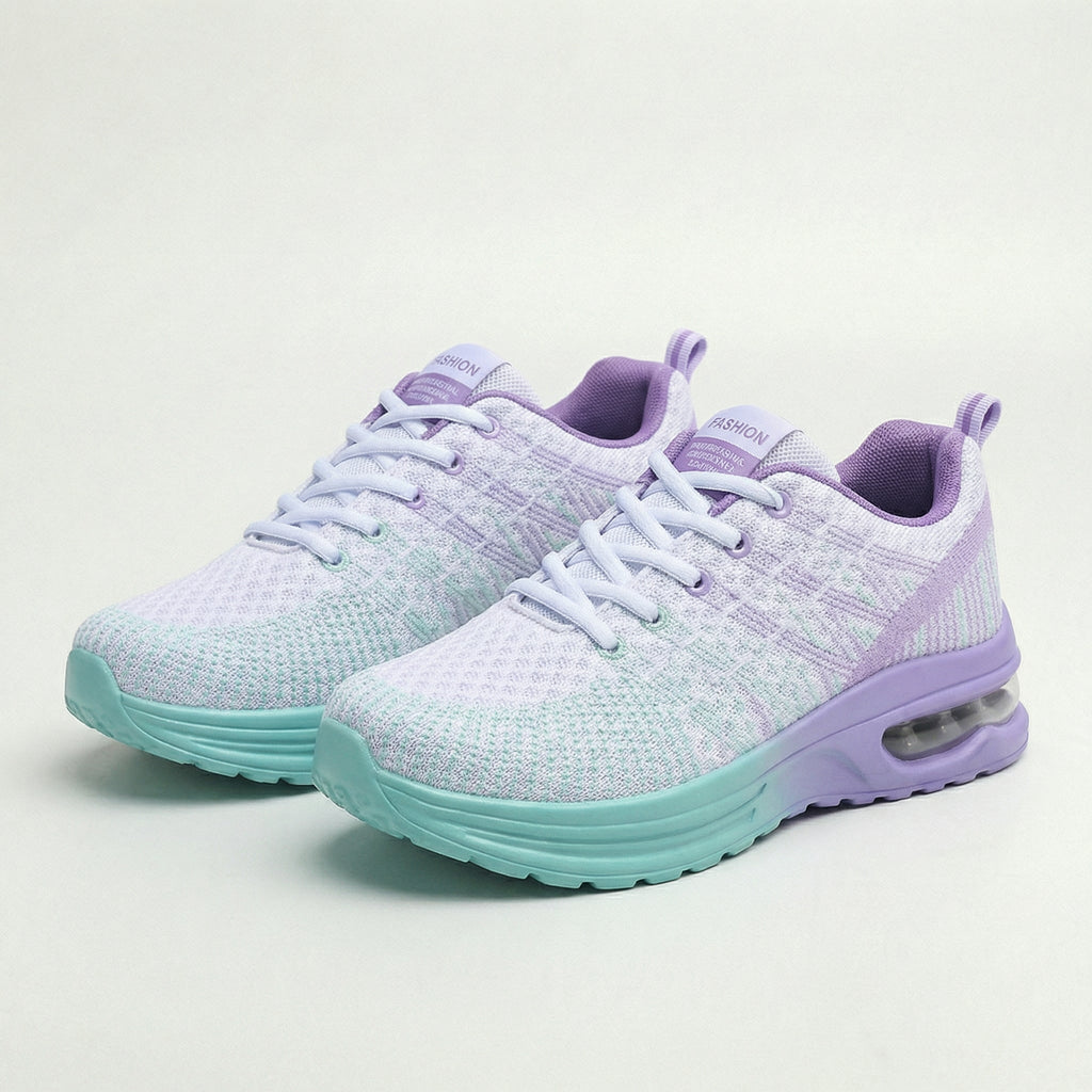 Helena – Orthopädische Schuhe in Violett-Türkis