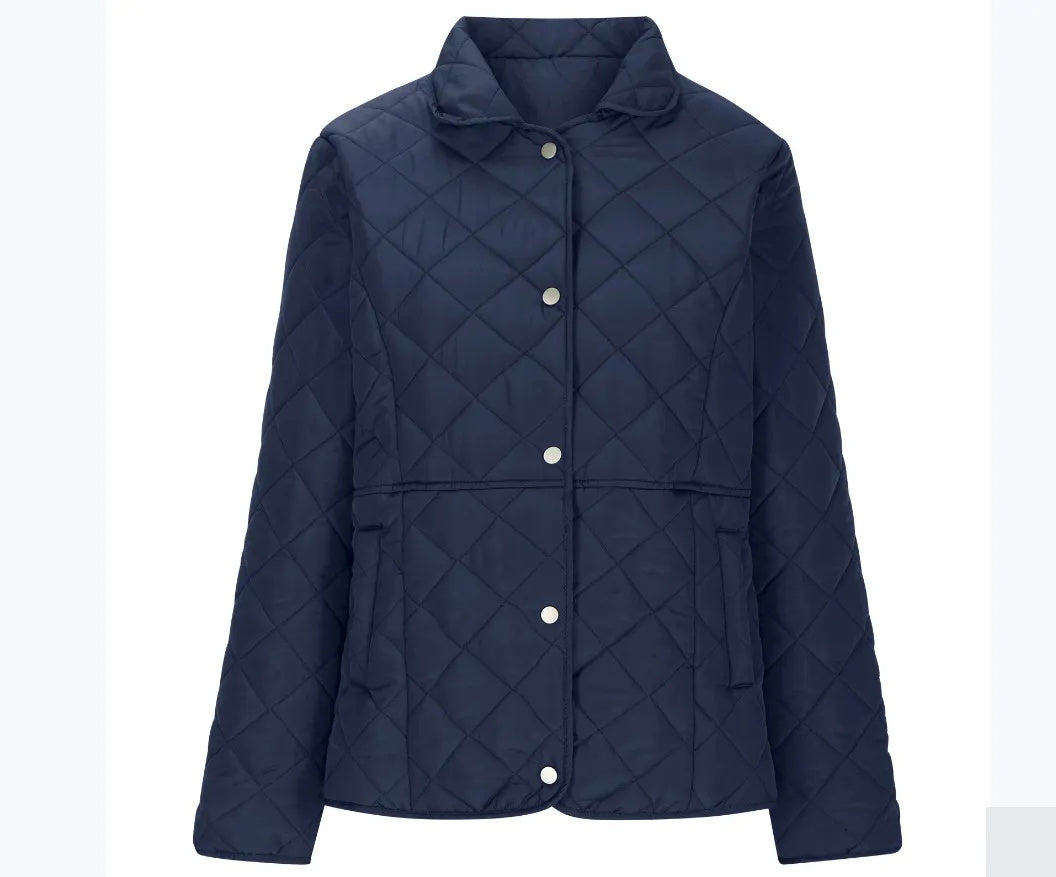 Ida™ | Gesteppte Übergangsjacke mit Hemdkragen