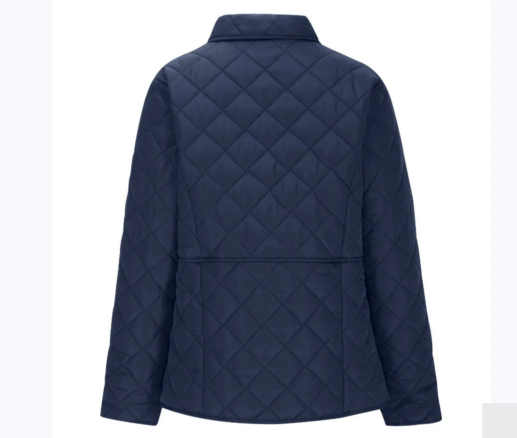Ida™ | Gesteppte Übergangsjacke mit Hemdkragen