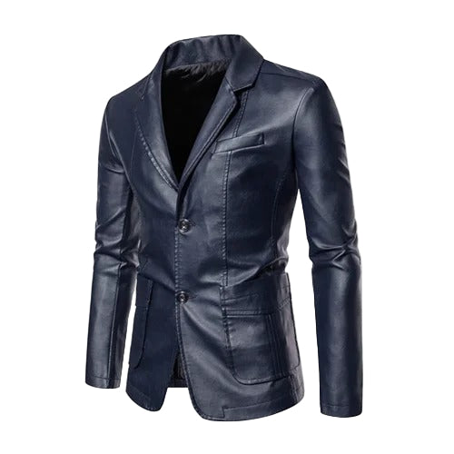 Business-Casual-Lederjacke