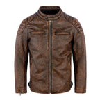 Vintage-Lederjacke