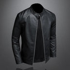 Klassische Lederjacke