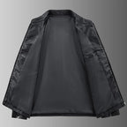 Leder-Bikerjacke