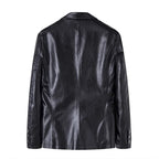 Business-Casual-Lederjacke