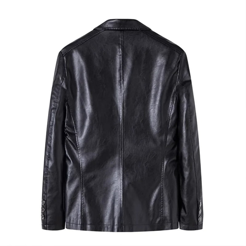 Business-Casual-Lederjacke