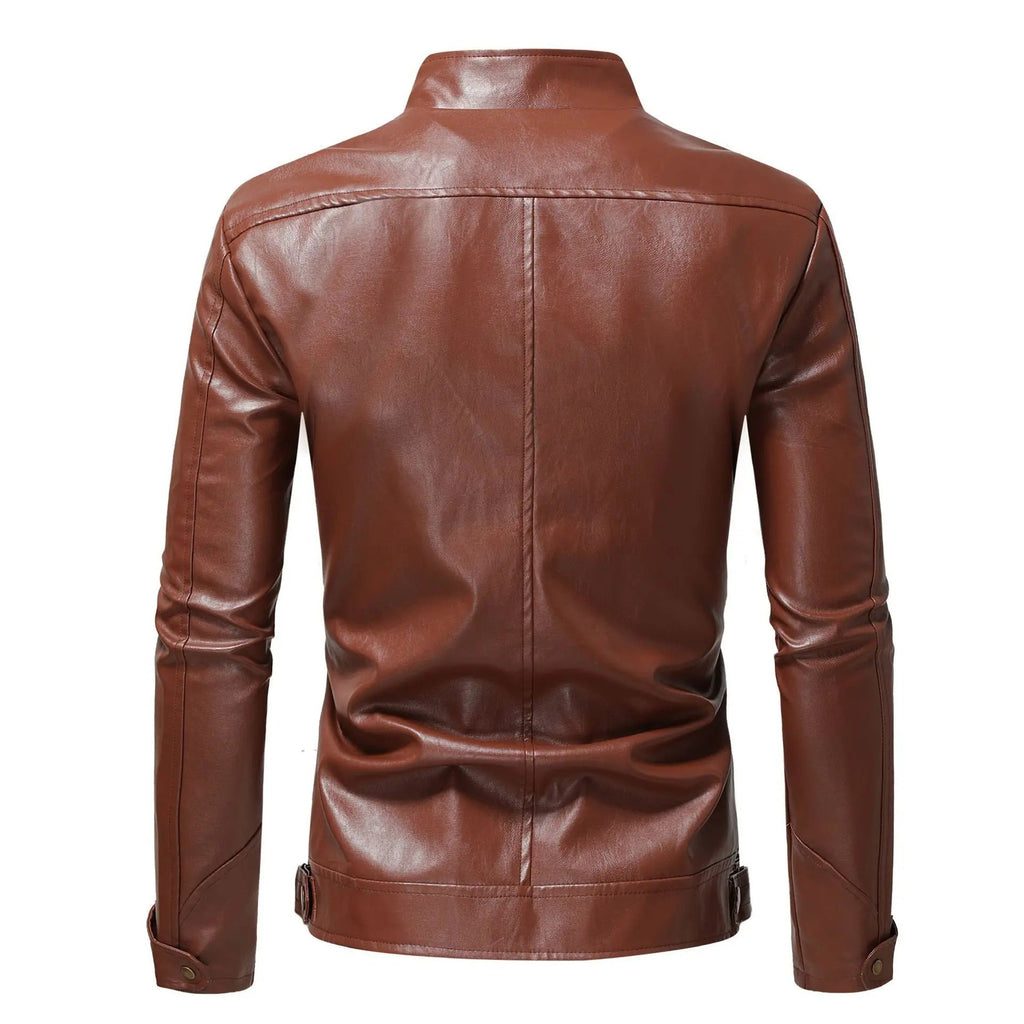 Elegante Herren-Lederjacke