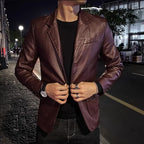Business-Casual-Lederjacke