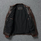 Vintage-Lederjacke