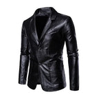 Business-Casual-Lederjacke
