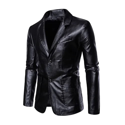Business-Casual-Lederjacke