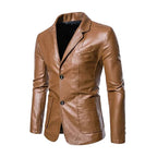 Business-Casual-Lederjacke