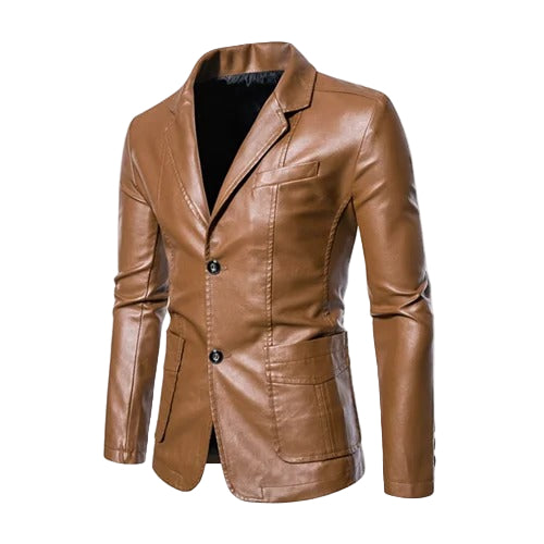 Business-Casual-Lederjacke