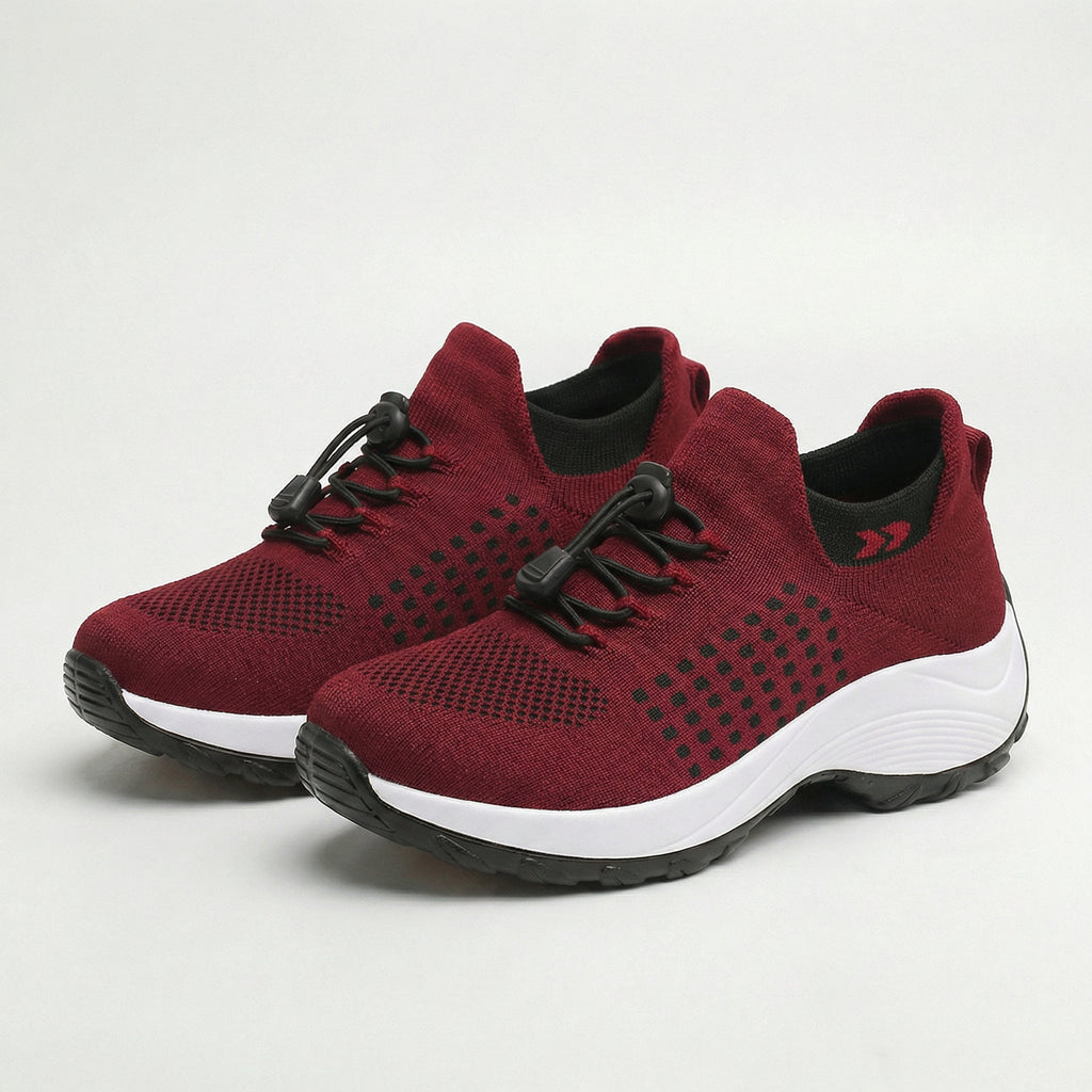 Rossa – Orthopädische Komfortschuhe in leuchtendem Rot