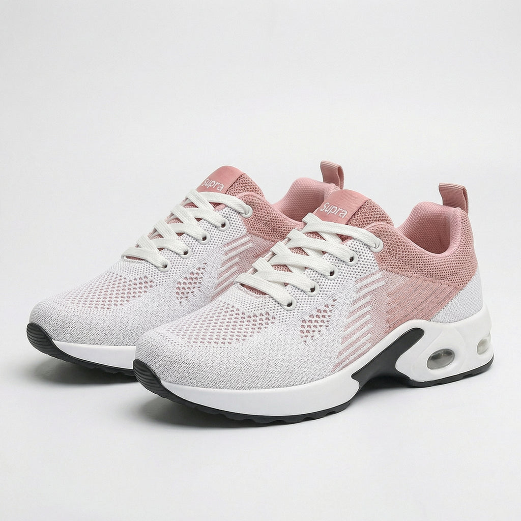 Rosa – Orthopädische Komfortschuhe in Weiß-Rosa