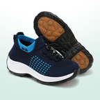 Blaue – Orthopädische Strickschuhe in Blau-Marineblau