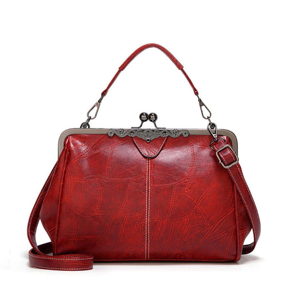 Ingrid | Vintage Kuss-Schloss Handtasche